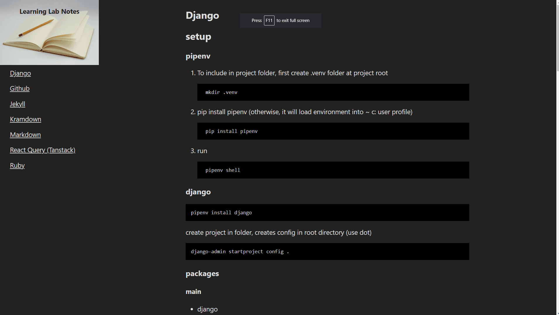 Open book with pencil, notes on side.